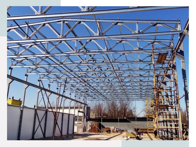 Строительство цехов в Выборг от 613 руб. под ключ