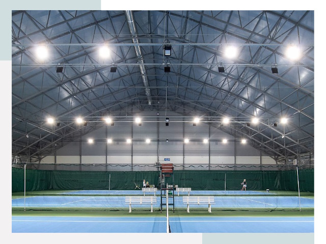 Строительство теннисных кортов в Выборг от 613 руб.