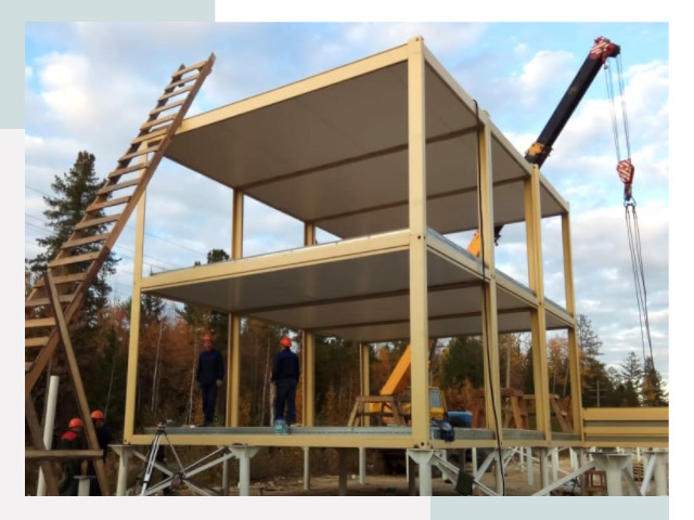 Строительство модульных здания Выборг