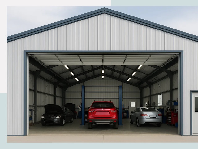 Ангары из сэндвич панелей от 613 руб. в Выборг