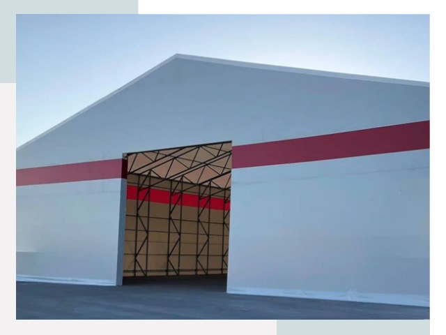 Быстровозводимые ангары в Выборге