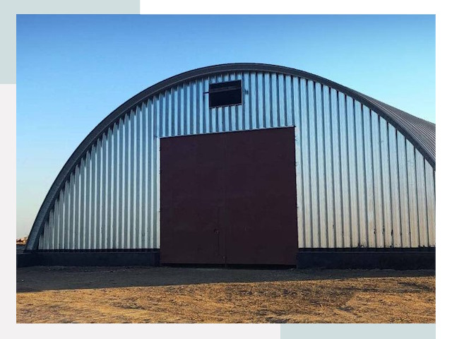 Арочные ангары в Выборге