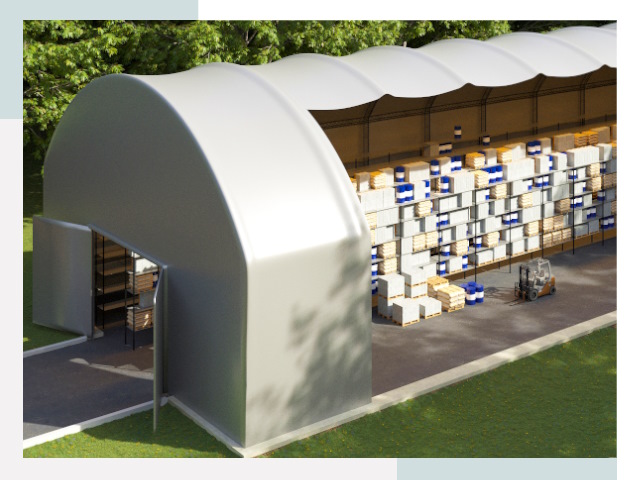 Тентовые ангары в Выборге