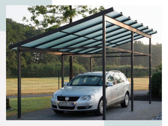 Навесы для автомобилей в Выборге