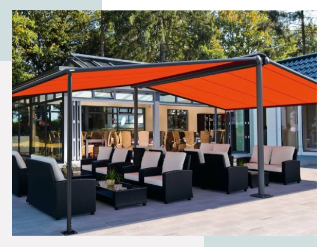 Навесы для кафе и ресторанов в Выборге