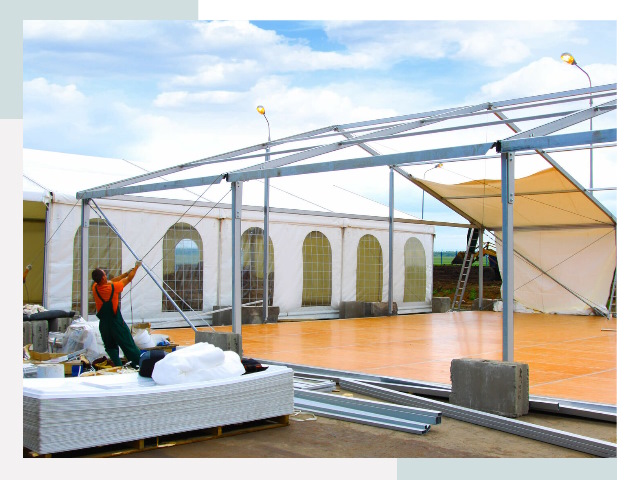 Быстро сборные шатры в Выборге