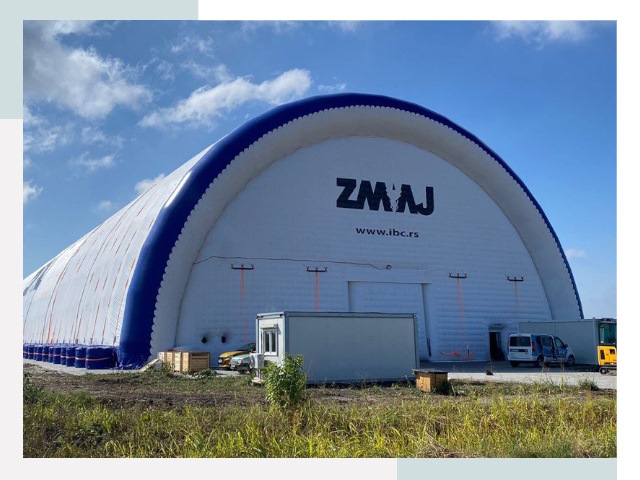 Брендирование ангаров в Выборге