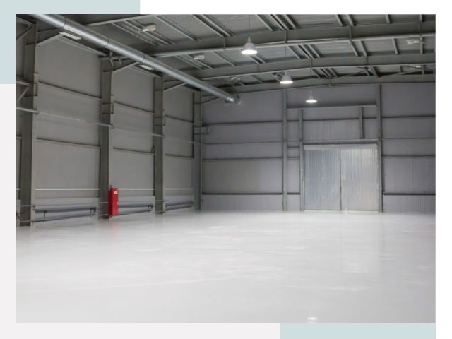 Полы для ангаров в Выборге