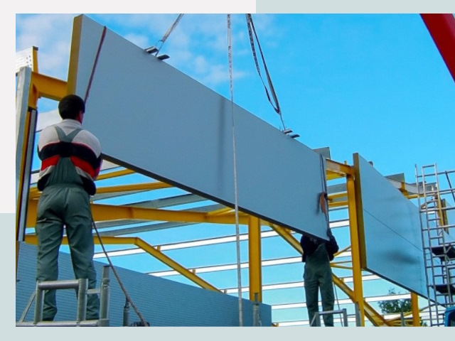 Монтаж сэндвич-панелей в Выборге от 613 руб.