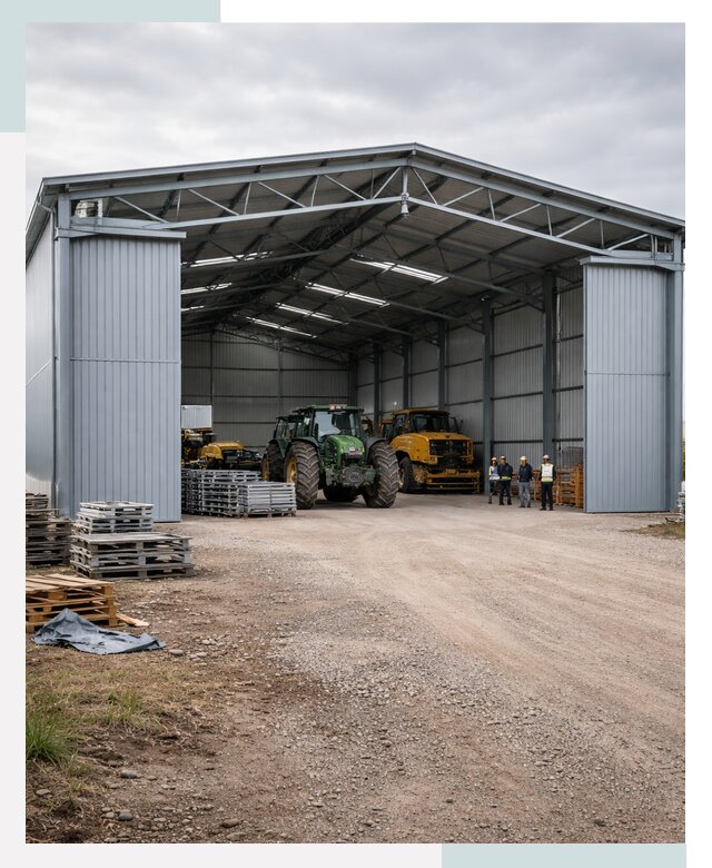 Ангары для сельхозтехники в Выборге от 20442 р. | СтальСтрой-Вбр