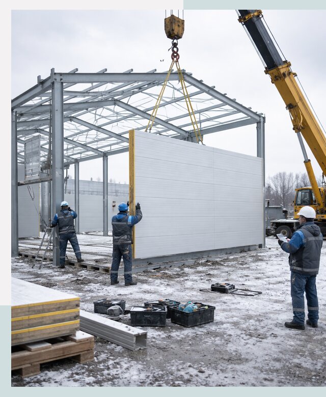 Строительство холодильных складов под ключ в Выборге