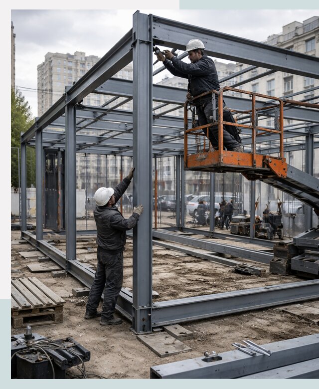 Строительство и монтаж торговых павильонов под ключ в Выборге