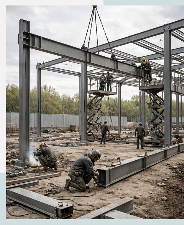 Строительство выставочных павильонов из металлоконструкций в Выборге